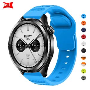 22มม.ซิลิโคนนุ่มสําหรับXiaomi Miนาฬิกาสี2กีฬาสําหรับXiaomiนาฬิกาS4 S3/S1 Active/S2 46มม.42มม.Smartwatch Correa