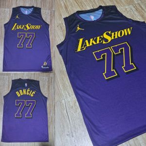 Luka 77 Full sublimation Jersey Lakeshow Purple