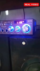 Amplifier Power 600 Watt Full Bass Fleco BT-858A Audio Penguat Suara Full Bass & Treble | Ampli ORIGINAL FLECO Power Amplifier Bluetooth Karaoke + Mp3 player + FM Radio | TOKO SINAR AUDIO