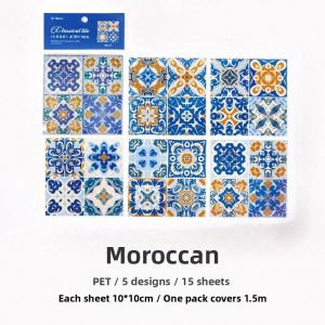 Classical Tile Pattern Waterproof Home Decor Stickers