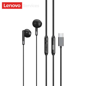 Lenovo | Lenovo Y106 3.5mm TypeC Wired Earphone With Microphone In Ear Wire-controlled Headset HiFi Sound Gaming Earbuds Low Latency New