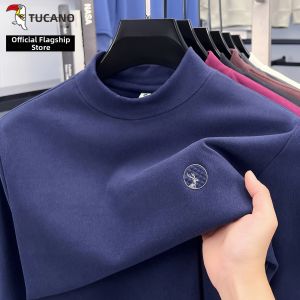 TUCANO | Long Sleeve Half High Collar Warm and Versatile Mens Sweater