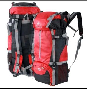 Tas Carrier Hiking 60L Tas Gunung Bahan Cordura