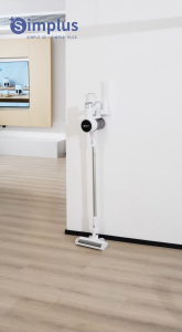 💕Simplus Pink × PP Krit 24000pa เครื่องดูดฝุ่นไร้สาย พร้อมจอแสดงผล LED ความแรงดูด 6 ระดับ การออกแบบที่โค้งงอได้ มองเห็นฝุ่นด้วยแสงสีเขียวHousehold Vacuum Cleaners