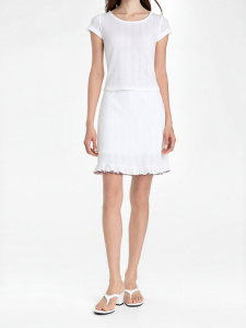 CALLED BACK | Elegant Flared Hem Midi Skirt