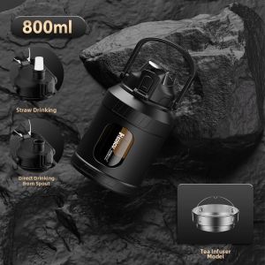 Tea and Water Separation Double-Layer Heat-Resistant Glass Cup