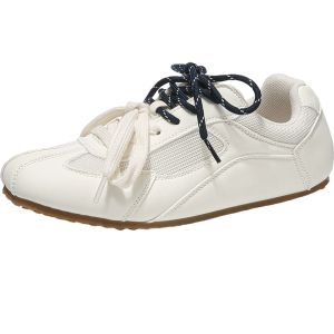 Agsdon | Breathable White Sneakers Women