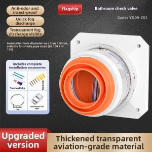 JIAYUN | Unidirectional Smoke Stop Valve With Adapter