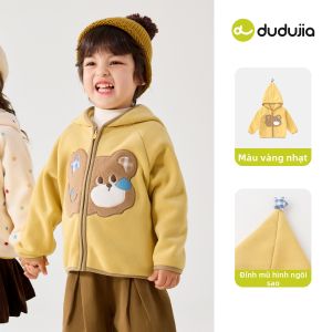 DUDUJIA | Áo Khoác Nỉ Trẻ Em Chống Tĩnh Điện