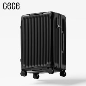 cece | Expandable Large Capacity Durable Luggage 2-Layer Anti-Burst Zippers Spinner Wheels