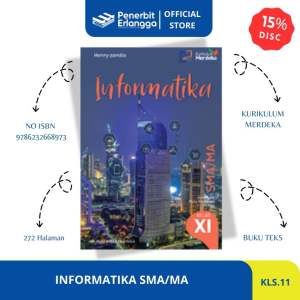 Erlangga - Informatika Kelas 11 SMA MA Kurikulum Merdeka