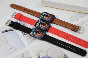 NORTH EDGE ET620 ECG+HRV Health Smart Watch Blood Glucose Blood Pressure Blood Oxygen Body Temperature MET Sleep Mode Ultra Long Standby 1.57Inch Square Full Touch Screen Smart Watch