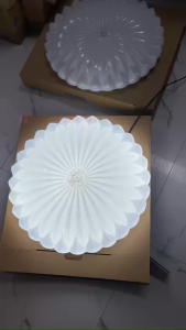 Đèn Ốp Trần Hoa Tròn 50cm 40cm Trang Trí Phòng Khách Phòng Ngủ Led 3 Màu OP1237 Ngọc Thắng