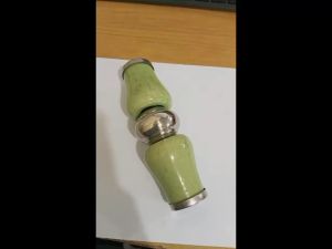 Bandul Keramik Polos Hijau 1\" untuk Ornamen Pagar Railing