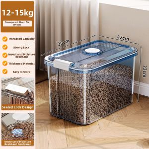 MEIZHUFU | Moisture Proof Sealed Pet Food Storage Container