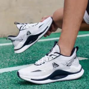 Outdoor Running Shoes Men Thick Bottom Lightweight Anti-slip Men Mesh Breathable Wear-resistant Casual Sports Shoes Mens