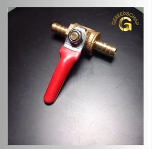 Keran Bensin Universal Kompresor Motor 1/4 Inci Warna Coklat Oker