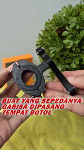 Bracket Tempat Botol Minum Sepeda Alumunium Aloy Kualitas Premium