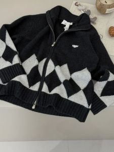 Fashionable Knitted Boys Jacket Casual Style Zipper Closure Long Sleeve Autumn Winter Clothes for Kids Trendy Streetwear