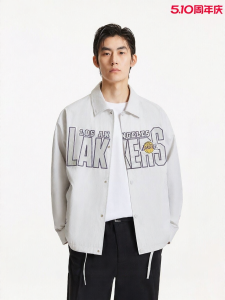 Jack Jones | NBA Lakers Collaborative Mens Jacket Wide Lapel
