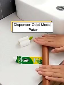 1 Pcs Dispenser Odol Roll Putar Klip Penjepit Odol Penekan Pasta Gigi Model Putar Alat Penjepit Odol / Pencetan Pasta Gigi / Dispenser Odol / Dispenser Pasta Gigi / Penjepit Roll Pasta Gigi Putar
