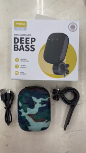 DEEP BASS SPEAKER STANG SEPEDA / MOTOR WIRELESS AUDIO SPEAKER