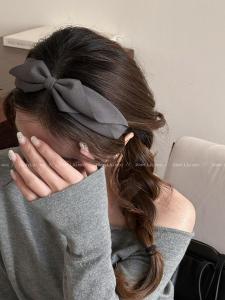 Mũ Lưỡi Trai Thắt Nút Bướm Đơn Giản Cho Nữ Mũ Lưỡi Trai Vải Phong Cách Hàn Quốc Thời Trang Mới 2025 Mũ Lưỡi Trai Đi Làm Hàng Ngày