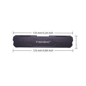 TISHRIC DDR5 DDR4 DDR3 DDR2 Radiator Aluminum Alloy RAM Memory Heatsink Ram Cooling Vest With Thermal Pad For Desktop Computer