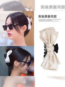 คลิปหนีบผมโบว์ผีเสื้อสีขาวนมหรูหราสำหรับผู้หญิง สไตล์เกาหลี คลิปหนีบผมแบบใหม่ คลิปหนีบผมแบบลำลอง คลิปหนีบผมแบบลำลอง