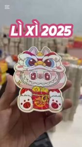 Combo 100 Cái Bao lì xì chibi bao lì xì dạ quang bao lì xì 2026 mẫu mới