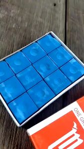 12Pcs Kapur Billiard / Chalk Kualitas Premium Master Chalk Bagus Kualitas