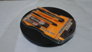 Large set utility knife cutter with blade refill retractable cutter blade heavy duty school supplies