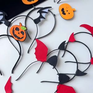 HARGA GROSIR - Bando Setan untuk Halloween / Headband Cosplay Unik Halloween Party /  Aksesoris Rambut Kostum Pesta