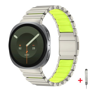 Dây Đeo Từ Tính Bằng Titan Cho Đồng Hồ Samsung Galaxy 40mm/44mm/46mm Dây Đeo Cổ Tay Sang Trọng Tương Thích Với 8/8 Classic/9 Vòng Đeo Tay Silicon Dành Cho Đồng Hồ Thông Minh