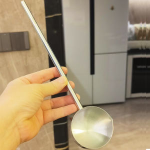 Thìa Dầu Bằng Thép Không Gỉ 304 Dài Tay Cầm Dùng Để Nấu Ăn Trong Nhà Bếp Thìa Múc Súp Dụng Cụ Nhà Bếp Chuyên Dụng