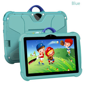 BDF | New Cartoon Pattern Kids Tablet 7 Inch Quad Core 4GB RAM 64GB ROM Android Learning Education Games Tablets Childrens Gifts