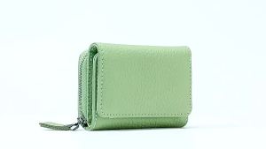 Genodern กระเป๋าใส่เหรียญ หนังวัวแท้ ใบสั้น สามพับ ความจุขนาดใหญ่ สไตล์ญี่ปุ่น สําหรับผู้หญิง