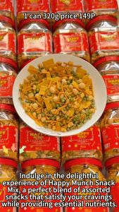 Happy Munch Snack Mix - Delicious Assorted Snacks Organic Crispy