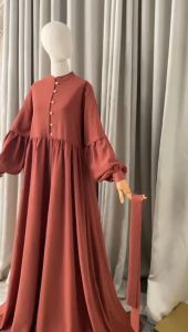Maura abaya | gamis crinkle terbaru