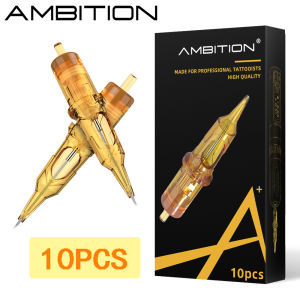 Ambition Glory 10pcs RL/RM Tattoo Ink Cartridge Round Liner Shader Curved Magnum Tattoo Needle 1RL 3RL 5RL 7RL 9RL 7rm 9rm 13rm