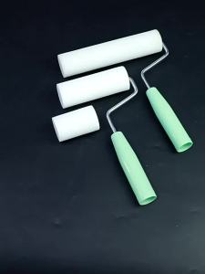 Durable Foam Paint Roller Sleeves Mini White Sponge Rollers Easy Clean for Art Painting DIY Home Wall Renovation