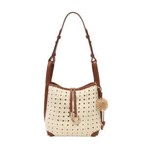 Summer Woven Sunflower Shoulder Bag