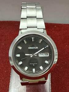 SEIKO 5 ACTUS SS 23 Jewels Automatic Cal 6160 ตัวเรือนสแตนเลส นาฬิกาผู้ชาย มือสองของแท้