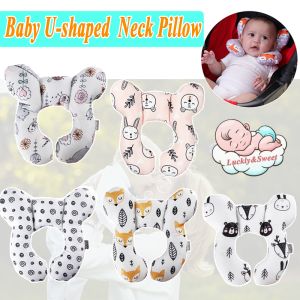 Baby Cotton Travel Pillow Infant Head Neck Support Cushion Stroller Headrest Protection