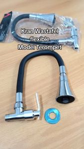 Keran Sink Dapur Cuci Piring Wastafel Kran Air Angsa Fleksibel 2 in 1