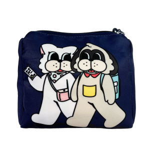 Cute Cartoon Mini Zipper Coin Purse Ndht Jiaobo Series Girls Makeup Storage Bag Family Organizer Utility Pouch Daily Gift
