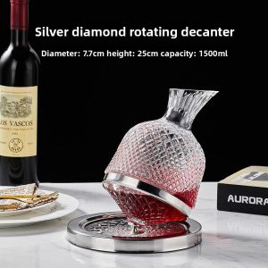 BANGBEBE | Crystal Wine Decanter with Rotating Design