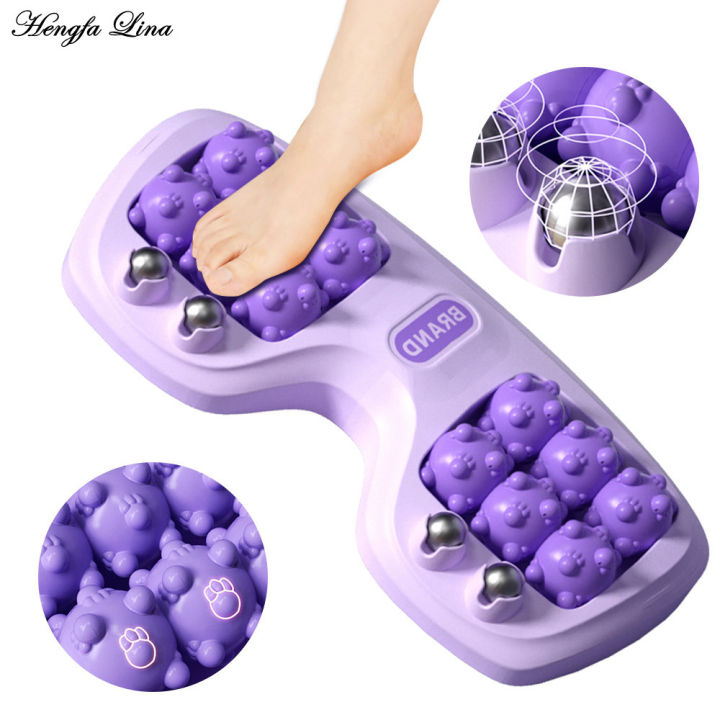Foot Massage Roller Feet Reflexology Acupuncture Therapy Body Stiffness