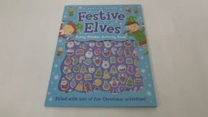 Santa & Friends Festive Elves Activity Book With Puffy Stickers For Kids
