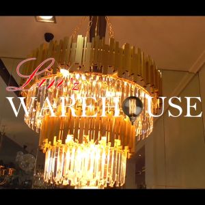 Lampu Gantung Kristal LUXURY 2 LAYER GOLD CRYSTAL chandelier